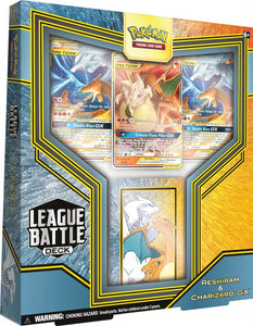 Pokemon TCG GX League Battle Deck Reshiram & Charizard GX - Rebel Clash Sword and Shield