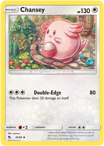 Chansey 46/68 SM Hidden Fates Uncommon Pokemon Card TCG - Kawaii Collector