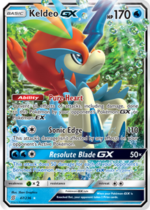 Keldeo GX 47/236 SM Unified Minds Holo Ultra Rare Pokemon Card TCG - Kawaii Collector