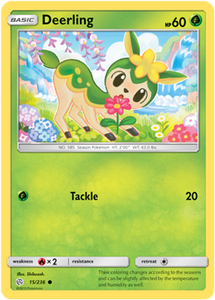 Deerling 15/236 SM Cosmic Eclipse Common Pokemon Card TCG - Kawaii Collector