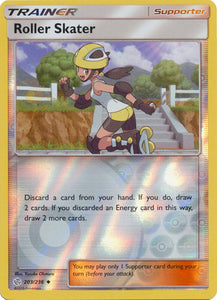 Roller Skater 203/236 SM Cosmic Eclipse Reverse Holo Uncommon Trainer Pokemon Card TCG - Kawaii Collector