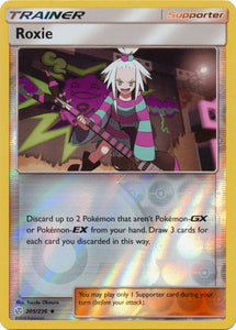Roxie 205/236 SM Cosmic Eclipse Reverse Holo Uncommon Trainer Pokemon Card TCG - Kawaii Collector