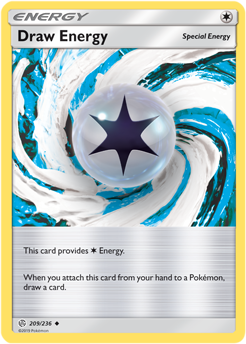 Draw Energy 209/236 SM Cosmic Eclipse Uncommon Pokemon Card TCG - Kawaii Collector