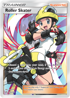 Rollerskater 235/236 SM Cosmic Eclipse Holo Ultra Rare Full Art Pokemon Card TCG - Kawaii Collector