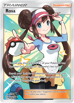 Rosa 236/236 SM Cosmic Eclipse Holo Ultra Rare Full Art Pokemon Card TCG - Kawaii Collector