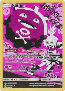 Koffing 243/236 SM Cosmic Eclipse Holo Secret Rare Full Art Pokemon Card TCG - Kawaii Collector