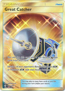 Great Catcher 264/236 SM Cosmic Eclipse Holo Secret Rare Full Art Pokemon Card TCG - Kawaii Collector