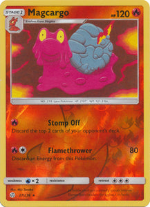 Magcargo 27/236 SM Cosmic Eclipse Reverse Holo Rare Pokemon Card TCG - Kawaii Collector