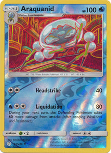 Araquanid 65/236 SM Cosmic Eclipse Reverse Holo Uncommon Pokemon Card TCG - Kawaii Collector