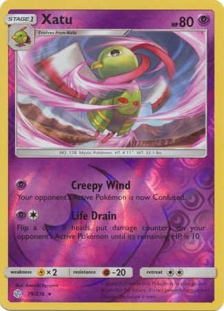 xatu pokemon card price Xatu 79/236 SM Cosmic Eclipse Reverse Holo Rare Pokemon Card TCG – Kawaii Collector