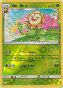Sunflora 8/236 SM Cosmic Eclipse Reverse Holo Rare Pokemon Card TCG - Kawaii Collector