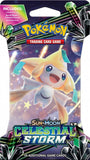 Celestial Storm Blister Booster Pack x 1 - Sun & Moon Pokemon TCG jirachi