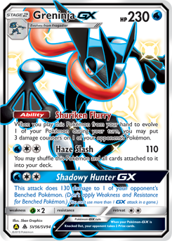 Greninja GX SV56/SV94 SM Hidden Fates Holo Full Art Shiny Ultra Rare Pokemon Card TCG - Kawaii Collector