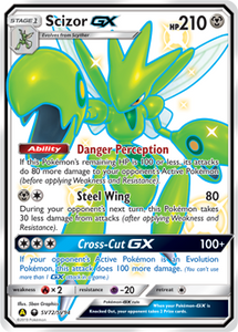 Scizor GX SV72/SV94 SM Hidden Fates Holo Full Art Shiny Ultra Rare Pokemon Card TCG - Kawaii Collector