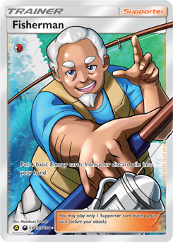 Fisherman SV83/SV94 SM Hidden Fates Holo Full Art Shiny Ultra Rare Pokemon Card TCG - Kawaii Collector