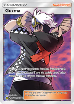 Guzma SV84/SV94 SM Hidden Fates Holo Full Art Shiny Ultra Rare Pokemon Card TCG - Kawaii Collector