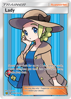 Lady SV86/SV94 SM Hidden Fates Holo Full Art Shiny Ultra Rare Pokemon Card TCG - Kawaii Collector