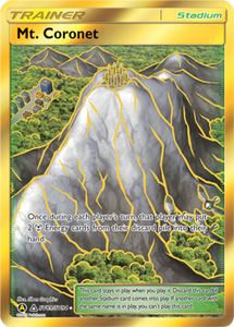 Mt. Coronet SV89/SV94 SM Hidden Fates Holo Full Art Shiny Secret Rare Pokemon Card  TCG - Kawaii Collector