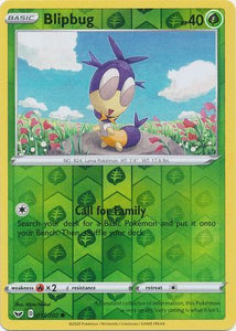 Blipbug 17/202 SWSH Base Set Reverse Holo Common Pokemon Card TCG - Kawaii Collector