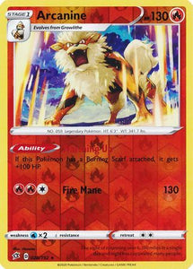 rebel clash sword and shield single cards kawaii collector australia Arcanine 28/192 SWSH Rebel Clash Reverse Holo Rare Pokemon Card TCG