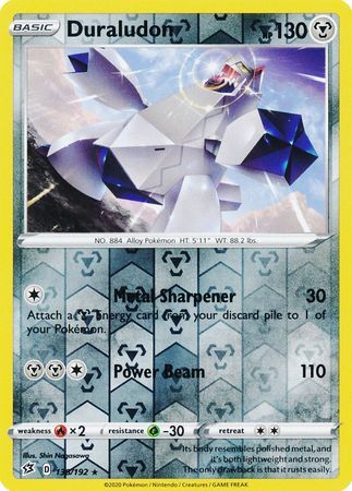 rebel clash sword and shield single cards kawaii collector australia Duraludon 138/192 SWSH Rebel Clash Reverse Holo Rare Pokemon Card TCG