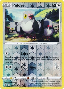 Pidove 143/192 SWSH Rebel Clash Reverse Holo Common Pokemon Card TCG – Kawaii Collector