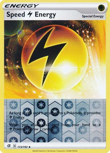 rebel clash sword and shield single cards kawaii collector australia Speed Lightning Energy 173/192 SWSH Rebel Clash Reverse Holo Uncommon Energy Trainer Pokemon Card TCG