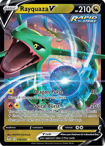 Rayquaza V 110/203 SWSH Evolving Skies Ultra Rare Pokemon Card TCG Near Mint