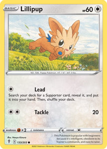 Lillipup 133/203 SWSH Evolving Skies Common Pokemon Card TCG Near Mint