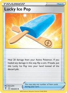 Lucky Ice Pop 150/203 SWSH Evolving Skies Uncommon Pokemon Card TCG Near Mint