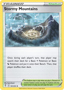 Stormy Mountains 161/203 SWSH Evolving Skies Uncommon Pokemon Card TCG Near Mint