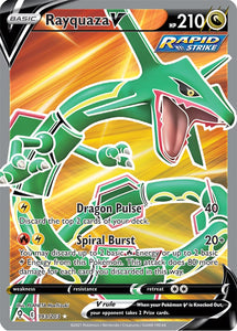 Rayquaza V 193/203 SWSH Evolving Skies Full Art Holo Ultra Rare Pokemon Card TCG Near Mint