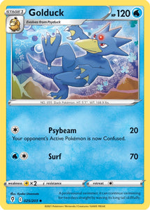 Golduck 25/203 SWSH Evolving Skies Uncommon Pokemon Card TCG Near Mint