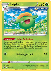 Skiploom 3/203 SWSH Evolving Skies Uncommon Pokemon Card TCG Near Mint