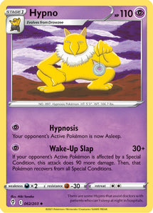 Hypno 62/203 SWSH Evolving Skies Uncommon Pokemon Card TCG Near Mint