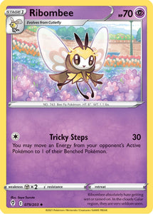 Ribombee 79/203 SWSH Evolving Skies Uncommon Pokemon Card TCG Near Mint