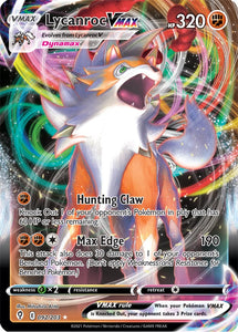 Lycanroc VMAX 92/203 SWSH Evolving Skies Ultra Rare Pokemon Card TCG Near Mint