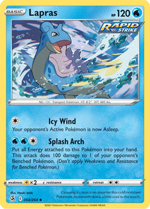 Lapras 54/264 SWSH Fusion Strike Uncommon Pokemon Card TCG Near Mint