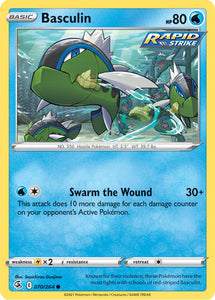 Basculin 70/264 SWSH Fusion Strike Common Pokemon Card TCG Near Mint