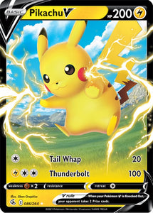 Pikachu V 86/264 SWSH Fusion Strike Ultra Rare Pokemon Card TCG Near Mint