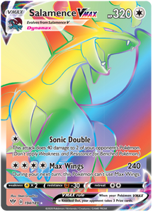 Salamence VMAX 194/189 SWSH Darkness Ablaze Full Art Holo Hyper Rare Pokemon Card TCG Near Mint