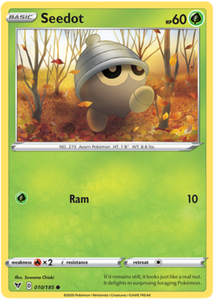 Seedot 10/185 Vivid Voltage Common Pokemon Card TCG Near Mint