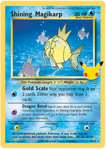 Shining Magikarp 66/64 SWSH Celebrations 25th Anniversary Classic Collection Holo Rare Pokemon Card TCG