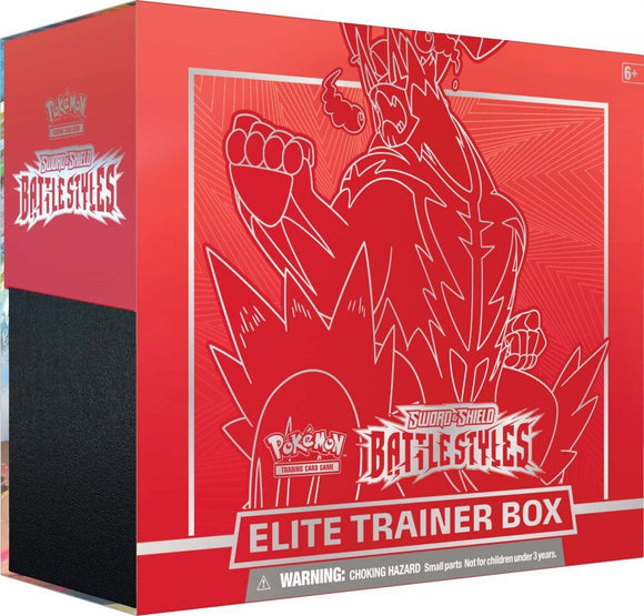 Battle Styles Elite Trainer Box - POKEMON TCG Sword and Shield (PRE-ORDER) single strike urfishu