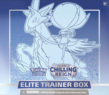 Chilling Reign Elite Trainer Box x2 Both Artsets (Pair) - Pokemon TCG Sword and Shield front on