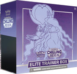 Chilling Reign Elite Trainer Box x2 Both Artsets (Pair) - Pokemon TCG Sword and Shield side view alternate