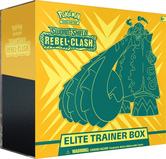 Pokemon TCG Sword and Shield - Rebel Clash Elite Trainer Box kawaii collector australia