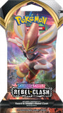 rebel clash blister pack pokemon tcg sword and shield booster pack pokemon cards cinderace 
