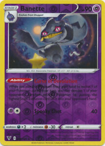 Bannette 68/185 Vivid Voltage Reverse Holo Rare Pokemon Card TCG Near Mint