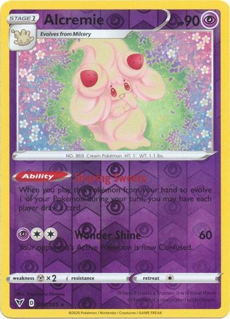 Alcremie 81/185 Vivid Voltage Reverse Holo Rare Pokemon Card TCG Near Mint